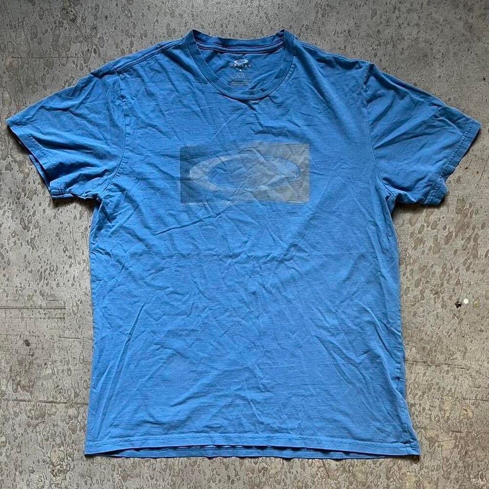 Blue Oakley Graphic Tee Shirt